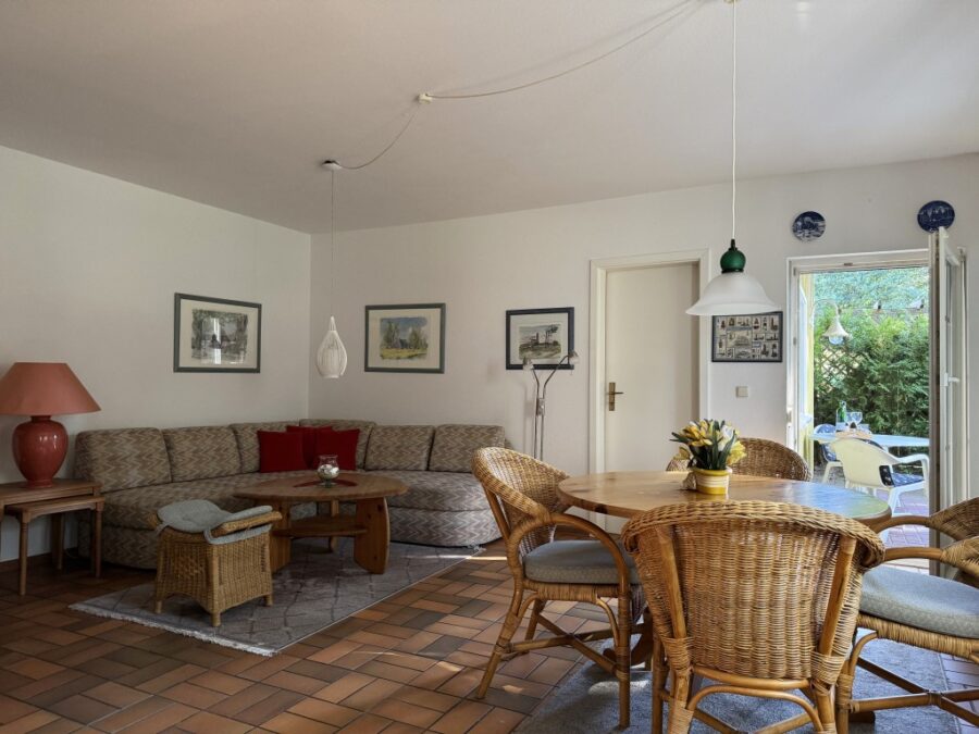 18375 Ostseebad Prerow, Apartment zum Kauf | Wohn-Essbereich und Terrasse_7561 | Reiser Immobilien