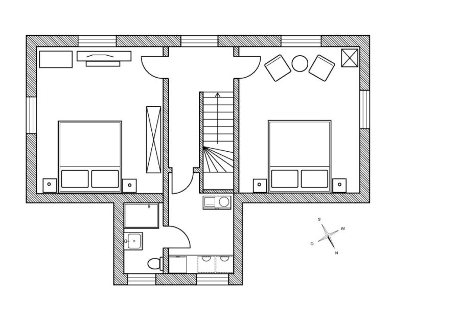 18374 Ostseeheilbad Zingst, Einfamilienhaus zum Kauf | Grundrisse OG | Reiser Immobilien